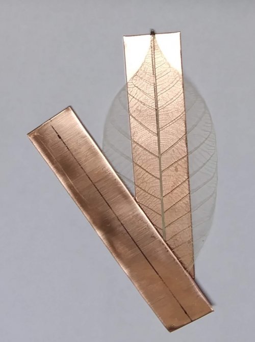 Judy Larson's Leaf Wrap Metal Rings version 1 - , Metalwork, Texturing, Butane Torch, Soldering, Solder, leaf wrap metal ring